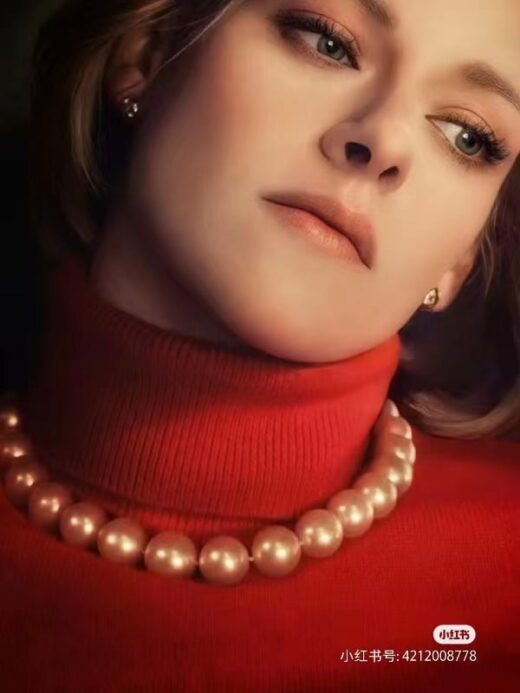 KristenStewarts斯宾塞珍珠项链