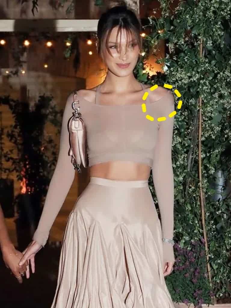 Balletcore芭蕾风上衣 Bella Hadid同款